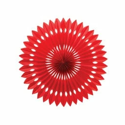 Five Star Paper Decor & Lanterns Hanging Fan 40cm | Red