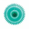 Five Star Hanging Fan 40cm | Turquoise Paper Decor & Lanterns