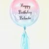 Party Planet Customised Balloons Personalised Ombre Balloon With Tassel