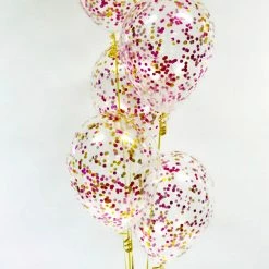 Not Specified Confetti 5 Balloon Bouquet - Choose Your Colours