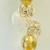 Party Planet Balloon Floor Arrangements Chrome Gold, Pearl White & Confetti Balloon Arrangement