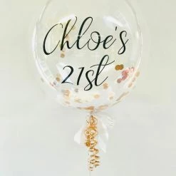 Party Planet Customised Balloons 21st Personalised Birthday Balloon