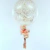 Party Planet Confetti Balloons Large Rose Gold Confetti Balloon With Tassels - EACH