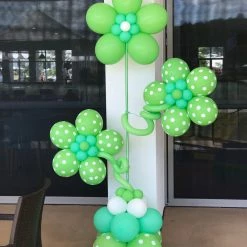 Not Specified Arches & Pillars Balloon Flower Pillar