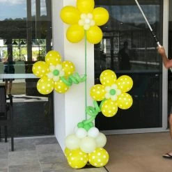 Not Specified Arches & Pillars Balloon Flower Pillar