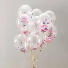 Not Specified Confetti Balloons 28cm - Choose Your Colours