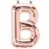 Not Specified Small Letter Balloon B - 41cm Rose Gold - Air Filled Only
