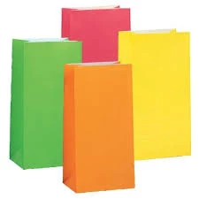 Metero Paper Loot Bags - Assorted - 10pk