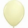 Not Specified Ivory Balloons Matte ~ Singles ~ Pack ~ Helium Filled ~ Flat Latex Balloons - 11" (28cm)