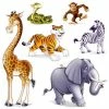 Balloon Agencies Jungle / Safari Jungle Animal Props 6pk