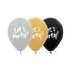 Not Specified Printed Balloons Lets Party Balloons Assorted - Singles Or Packs - Helium Filled Or Flat