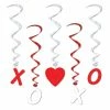 Balloon Agencies Valentine Whirls 5pk Valentines Day