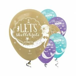 Balloon Agencies Mermaid Balloons / Lets Shellebrate Pack 6