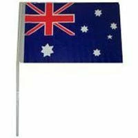 Not Specified Australian Flag On Stick Plastic