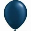 Not Specified Navy Blue Balloons Pearl ~ Singles ~ Pack ~ Helium Filled ~ Flat Latex Balloons - 11" (28cm)