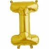 Not Specified Small Letter Balloon I - 41cm Gold - Air Filled Only Letters, Number & KITS - AIR FILLED