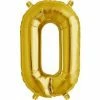 Not Specified Small Letter Balloon O - 41cm Gold - Air Filled Only