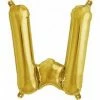 Not Specified Small Letter Balloon W - 41cm Gold - Air Filled Only Letters, Number & KITS - AIR FILLED