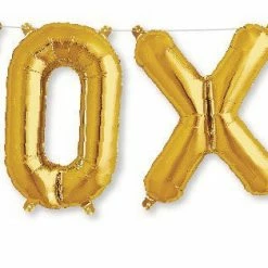 Not Specified Letters, Number & KITS - AIR FILLED XOXO Foil Balloon Kit - Air Fill Only