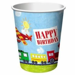 Not Specified Planes & Trains Party Cups Pk8