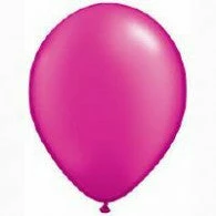 Not Specified Latex Balloons - 11" (28cm) Hot Pink Balloons/Magenta Pearl ~ Singles ~ Pack ~ Helium Filled ~ Flat