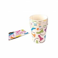 Pecka Products Penis Party Cups 6pk Hens Night / Bridal Shower