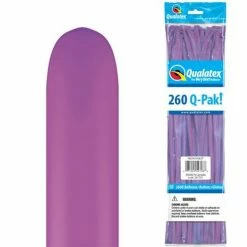 Jaz Trading Neon Purple Twisting Balloon Pk50
