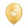 Not Specified Printed Balloons Race Horse Balloons Gold - Singles Or Packs - Helium Filled Or Flat
