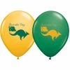 Not Specified Australia Day Balloons Assorted - Singles Or Packs - Helium Filled Or Flat