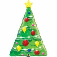 Not Specified Large Shape - Foil Balloons Christmas Tree Balloon