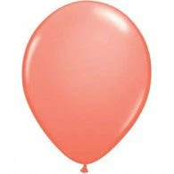 Not Specified Latex Balloons - 11" (28cm) Coral Balloons Matte ~ Singles ~ Pack ~ Helium Filled ~ Flat