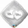 Not Specified Mr & Mrs Foil Balloon Diamond Shape
