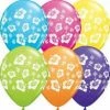 Not Specified Printed Balloons Tropical Hibiscus Balloons Assorted - Singles Or Packs - Helium Filled Or Flat