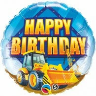 Not Specified Send Balloons Happy Birthday Construction Balloon