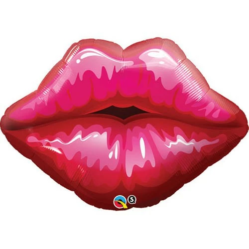 Not Specified Large Lips Balloon Red & PInk