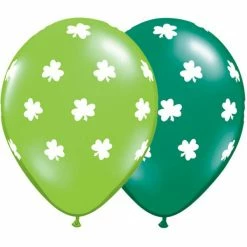 Not Specified St Patrick's Day Balloons - Singles Or Packs - Helium Filled Or Flat