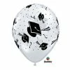 Not Specified Graduation Hats Balloons - Singles Or Packs - Helium Filled Or Flat Printed Balloons