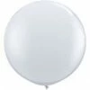 Not Specified White Large Round Balloon 90cm Latex Balloons - 35" (90cm)