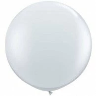 Party Planet Latex Balloons - 35" (90cm) Clear Round Balloon 90cm
