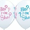 Not Specified Gender Reveal Balloons - Singles Or Packs - Helium Filled Or Flat
