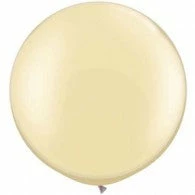 Not Specified Ivory Large Round Balloon 90cm