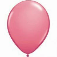 Not Specified Latex Balloons - 11" (28cm) Pink Balloons/Rose ~ Singles ~ Pack ~ Helium Filled ~ Flat