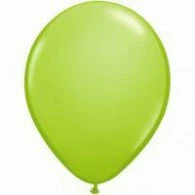 Not Specified Lime Green Balloons Matte ~ Singles ~ Pack ~ Helium Filled ~ Flat