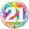 Not Specified 21st Birthday Balloon - Confetti Send Balloons