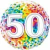 Not Specified Send Balloons 50th Birthday Balloon - Confetti
