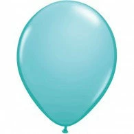 Not Specified Teal Balloons/Caribbean Blue ~ Singles ~ Pack ~ Helium Filled ~ Flat