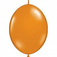 Not Specified Quick Link Mandarin Orange Balloon Pack Of 10 Linking Balloons