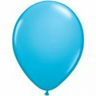 Not Specified Blue/Robin Eggs Balloons Standard/Matte ~ Singles ~ Pack ~ Helium Filled ~ Flat Latex Balloons - 11" (28cm)