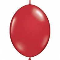 Not Specified Quick Link Pearl Ruby Red Latex Balloon Pack Of 10