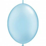 Not Specified Linking Balloons Quick Link Pearl Light Blue Balloon Pack Of 10
